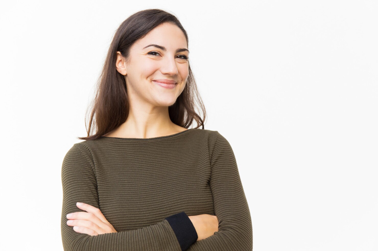 cliente alegre alegre feliz posando camara 74855 2837